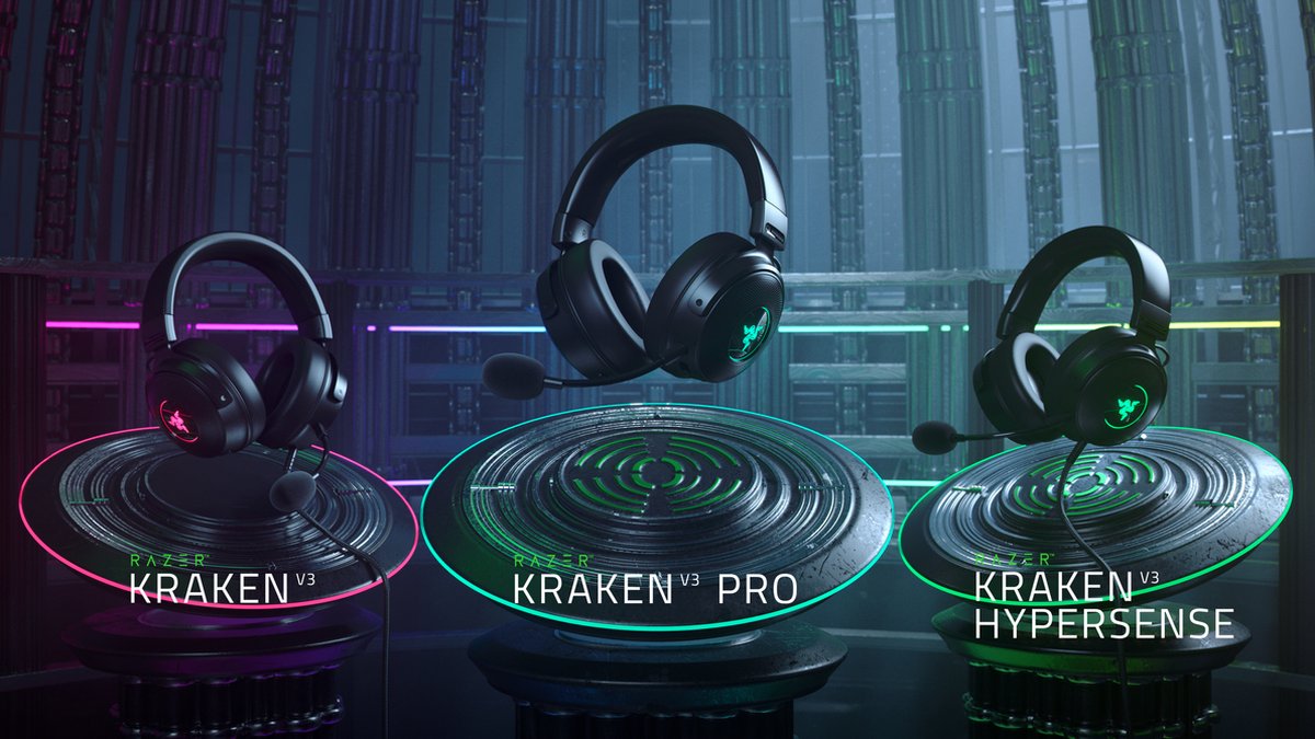 Razer Kraken V3 Hypersense Gaming Headset