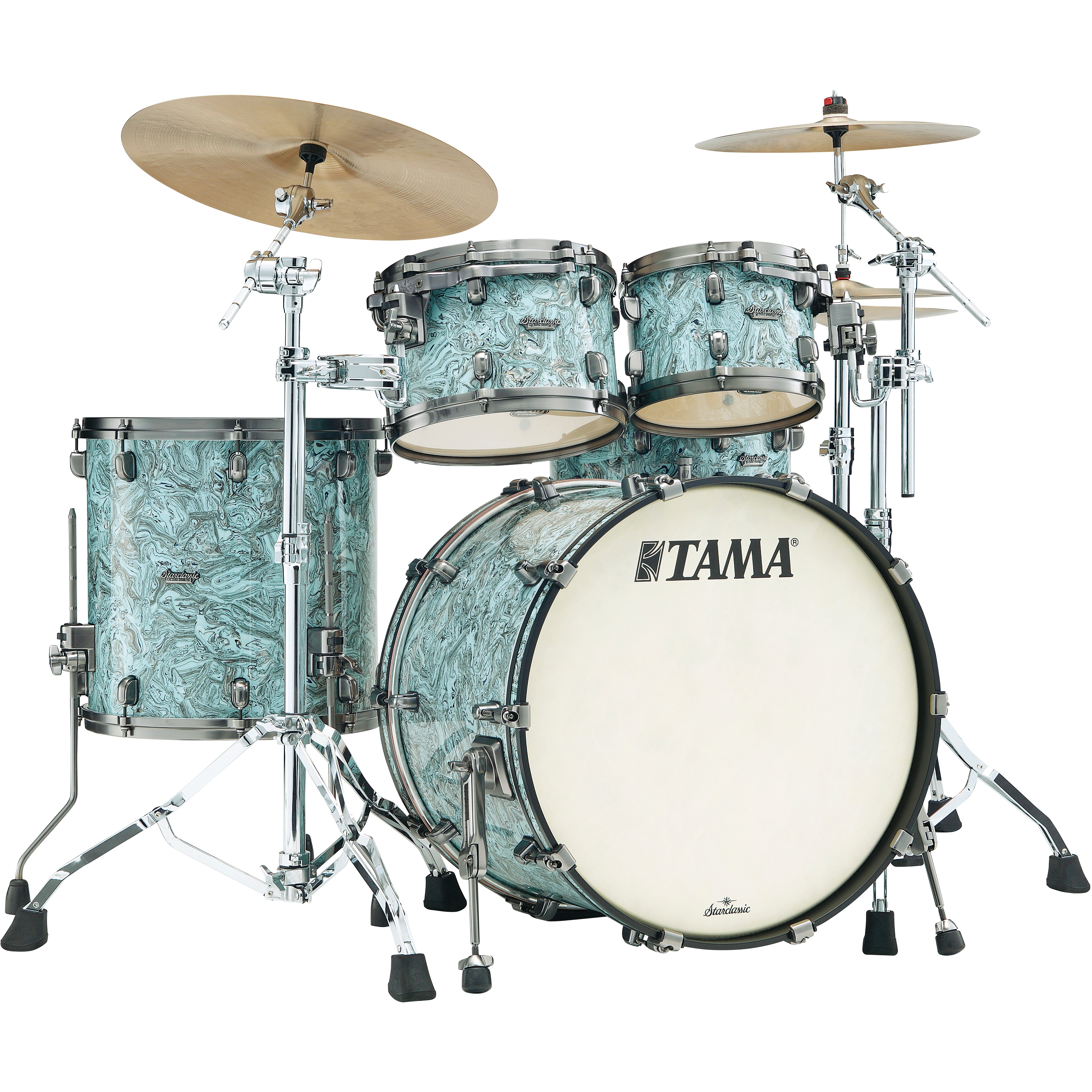 TAMA MR42TZUS-SLW Starclassic Maple 4-delige ketelset Sky Blue Swirl