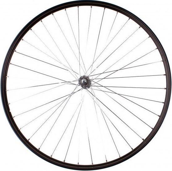 Roland Voorwiel 28 X 1 1/2 Inch Aluminium Met Bies - Zwart