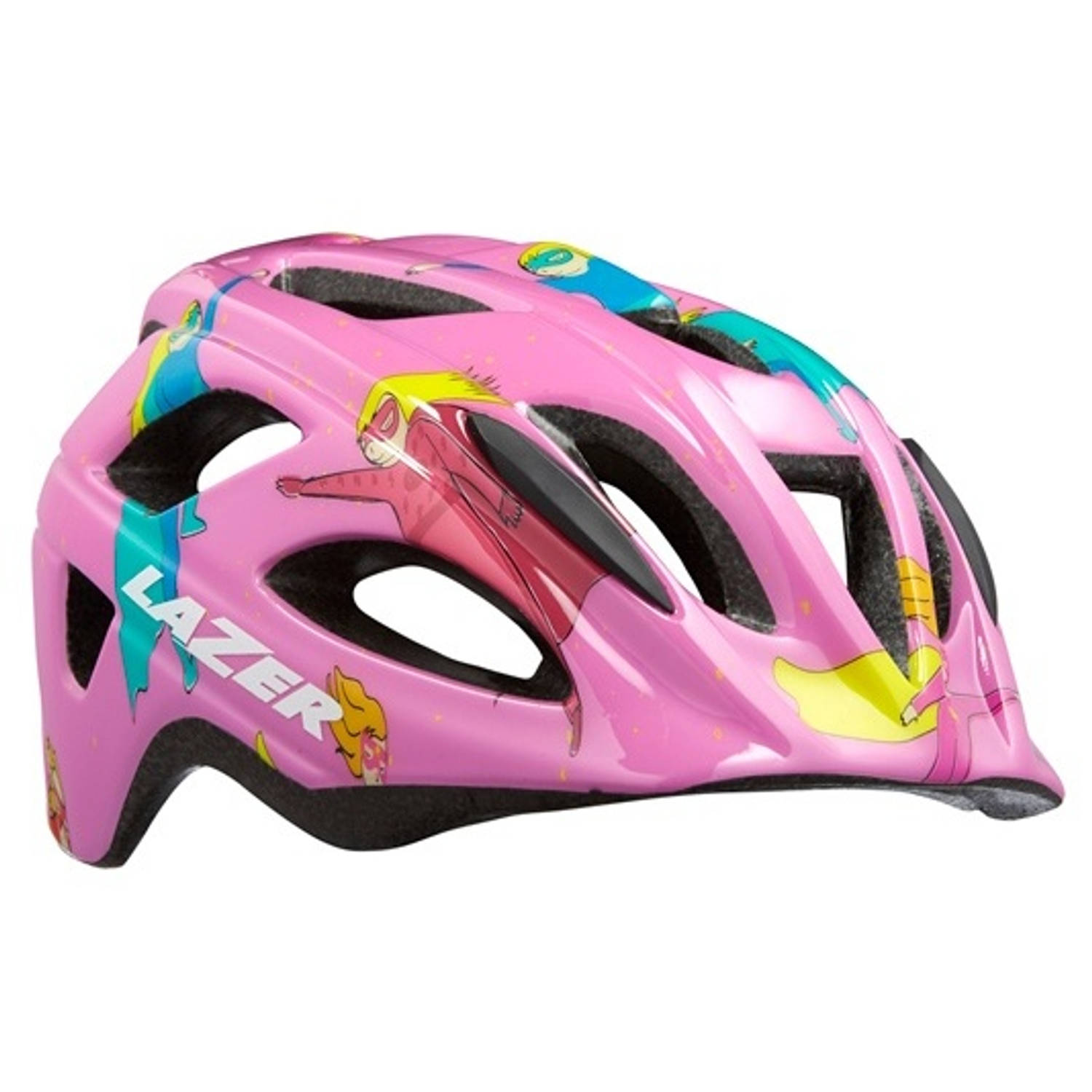 Lazer Kinderhelm P'nut Supergirl Insect Junior 46-50 Cm - Roze