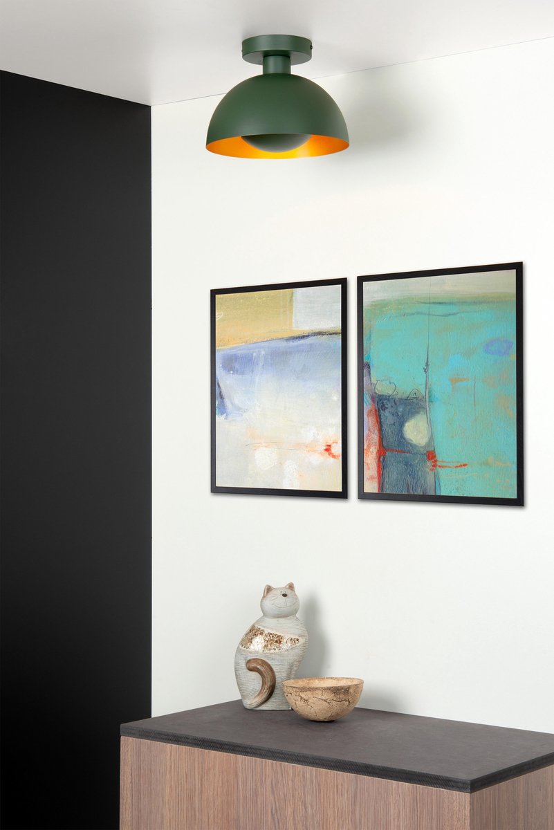 Lucide Siemon Plafonnière - Groen