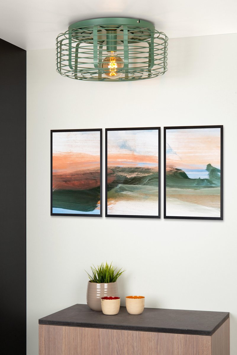 Lucide Melopee Plafonnière - Turquoise - Blauw