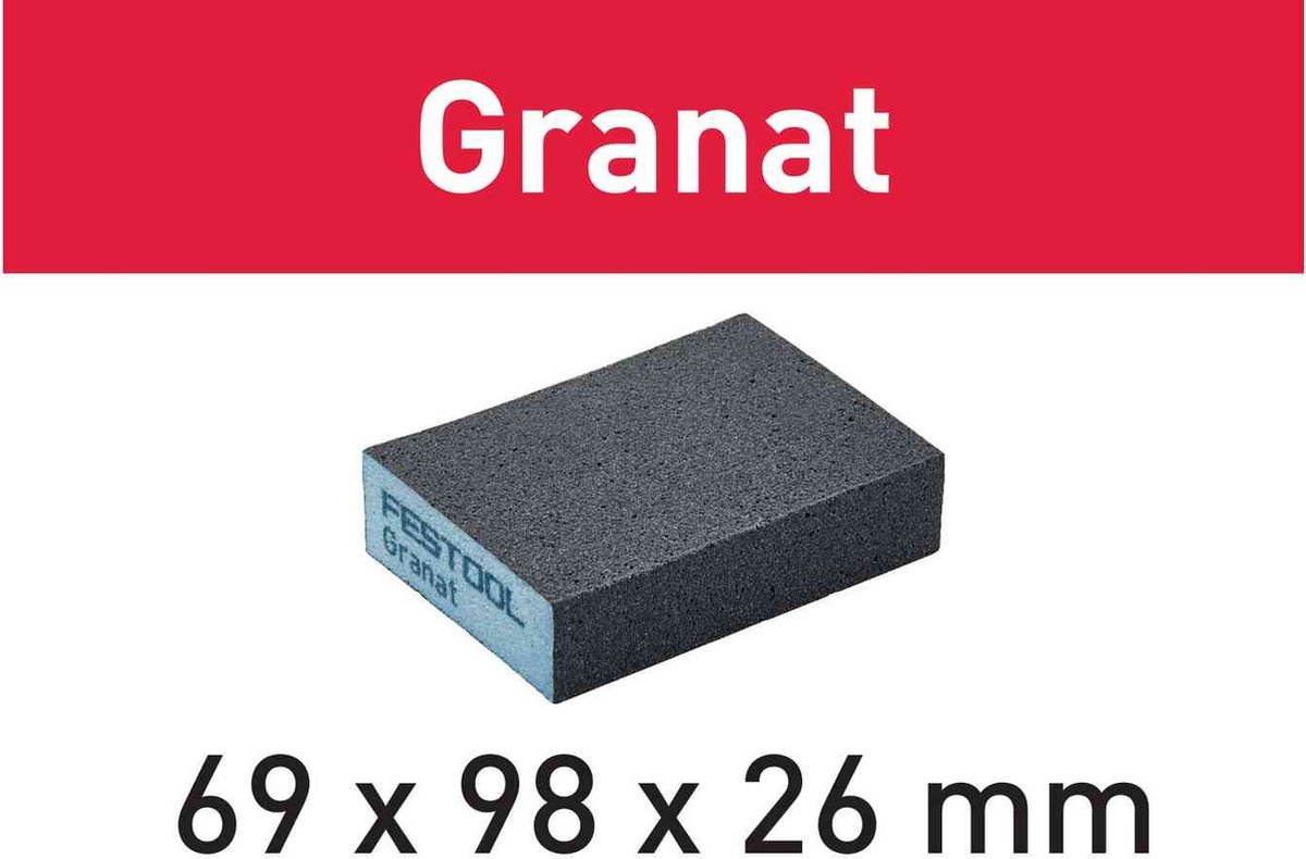 Schuurblok Granat | 69x98x26 | 36 GR/6