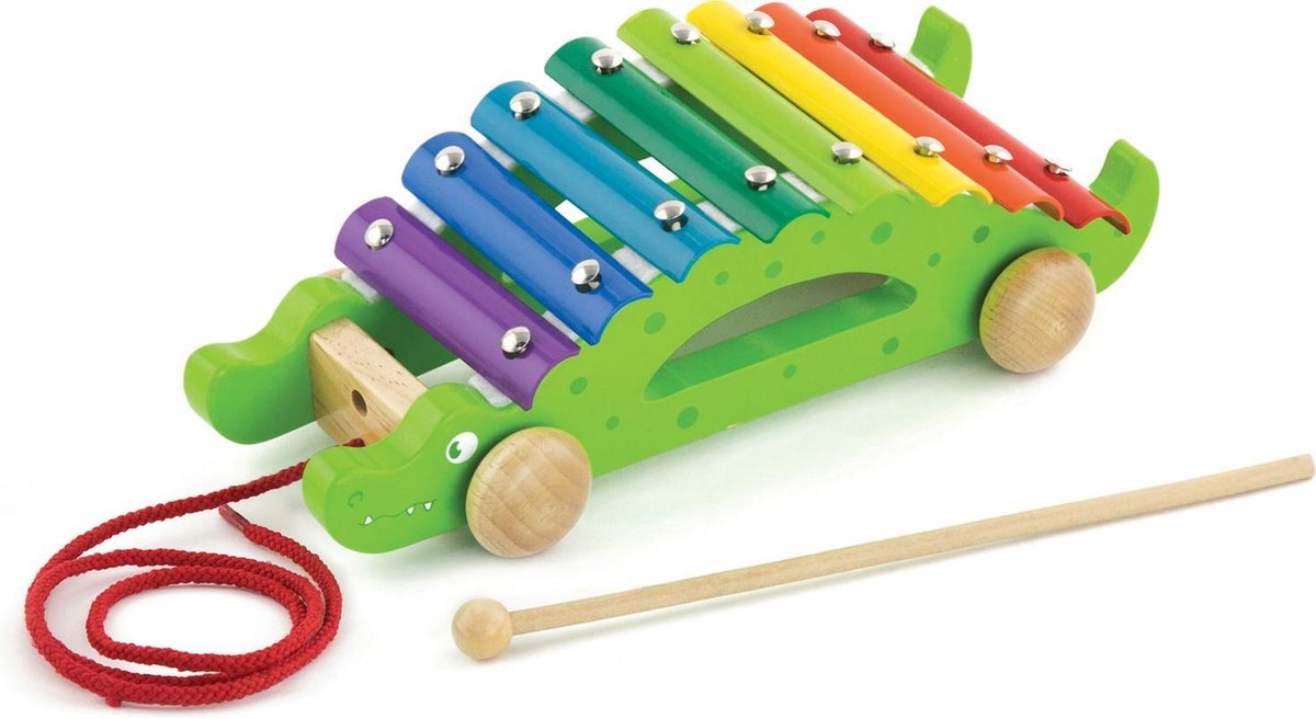 Viga Toys xylofoon krokodil 25 cm
