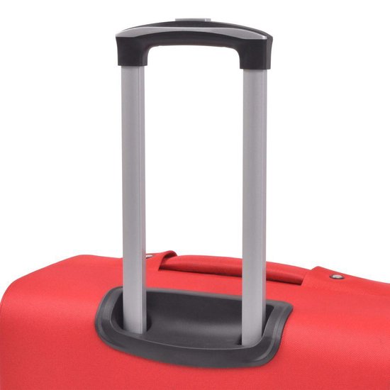 Vidaxl Trolleyset 3-delig - Rood
