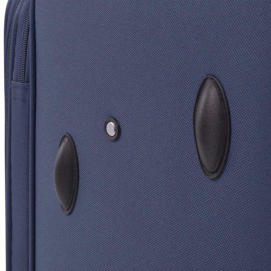 Vidaxl Trolleyset Marine 3-delig - Blauw