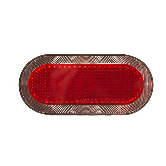 Spanninga Achterlicht Elips Xb Batterij Led 80 Mm - Rood