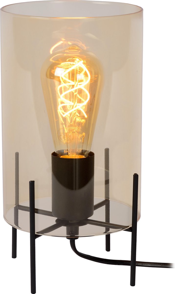 Lucide Steffie Tafellamp E27/40w H27cm Amber - Oranje