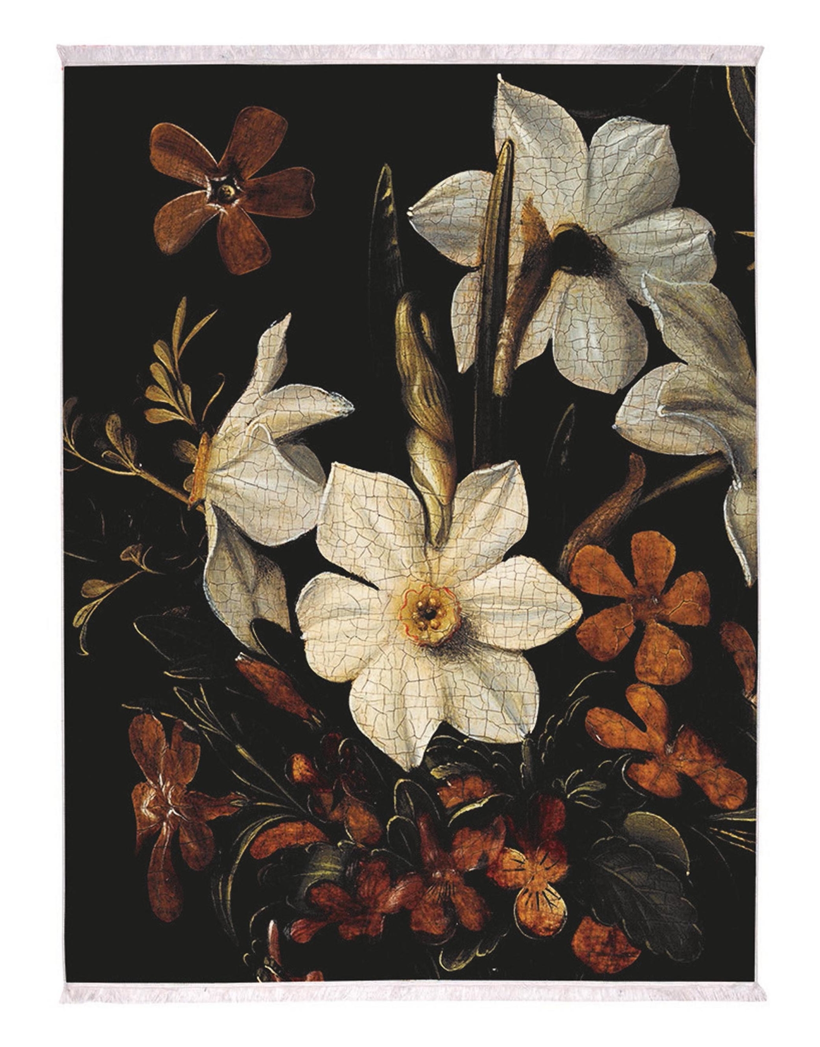 Essenza Daffodil Reunited Carpet Black - Zwart