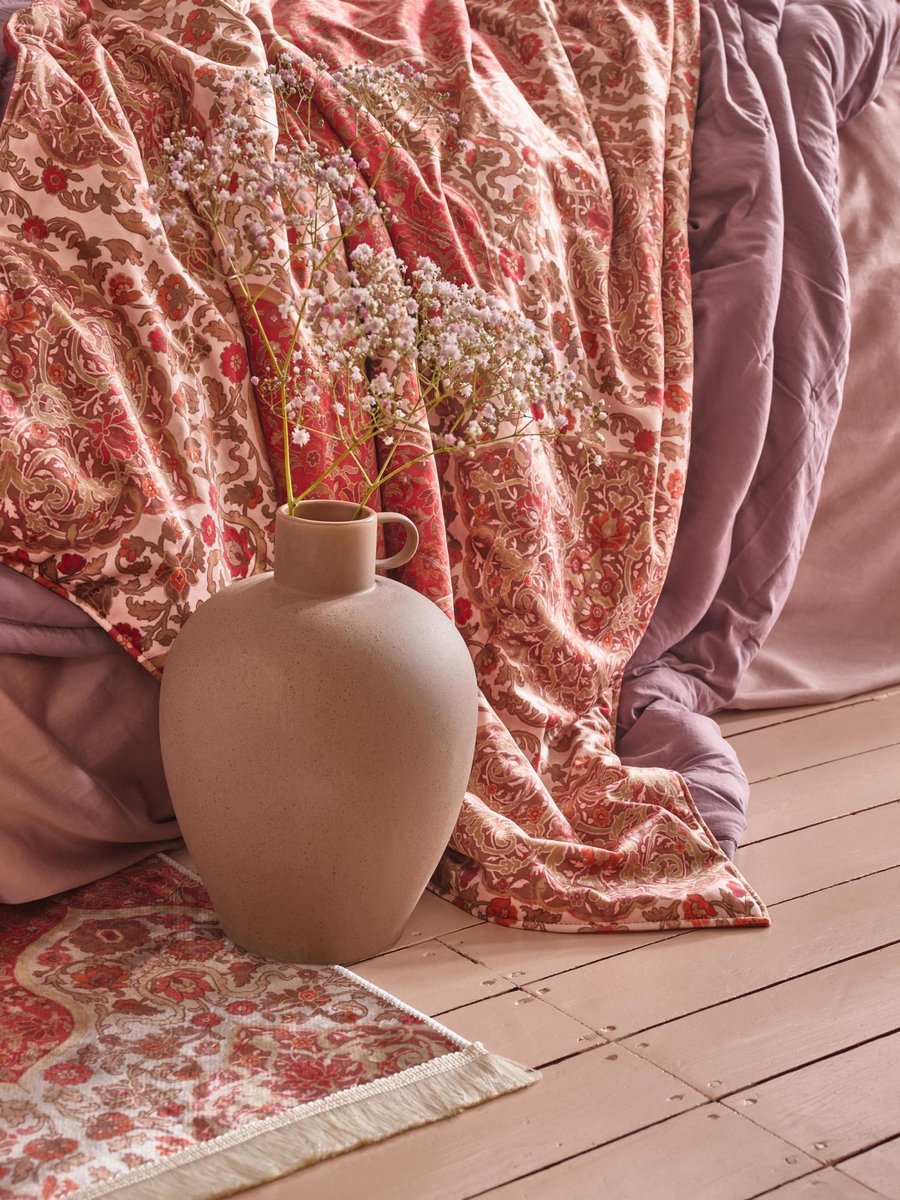 Essenza Giulia Roseval plaid - Roze