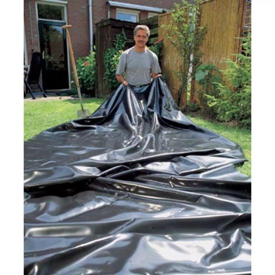 Ubbink - Vijverfolie Aqualiner 4x3m 0,5mm Pvc - Zwart