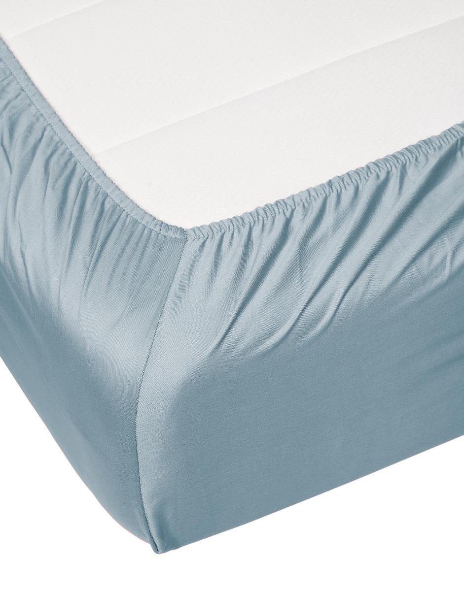 Essenza Satin hoeslaken Iceblue - Blauw