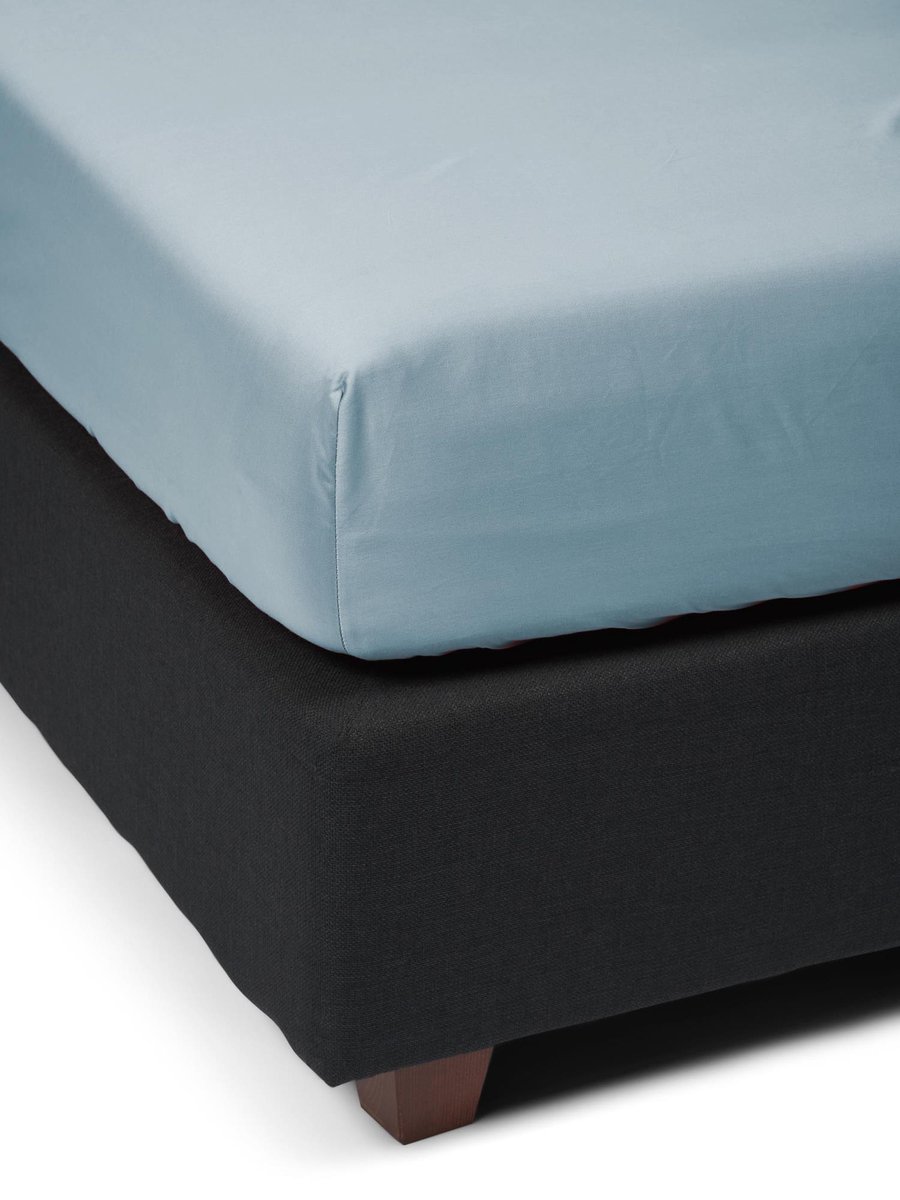 Essenza Satin hoeslaken Iceblue - Blauw