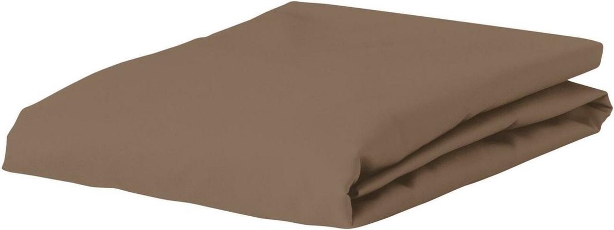 Essenza Premium Percale hoeslaken Cafe Noir - Bruin