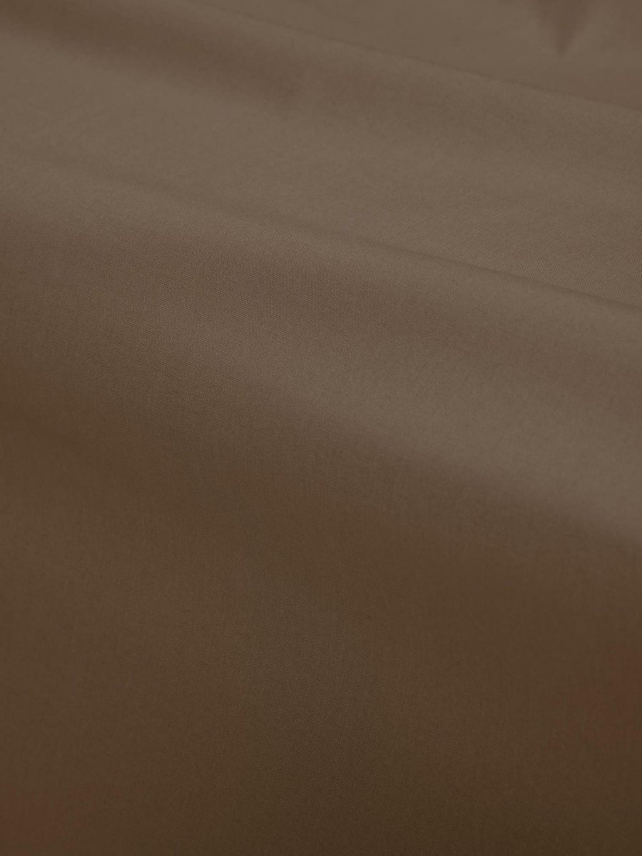 Essenza Premium Percale hoeslaken Cafe Noir - Bruin