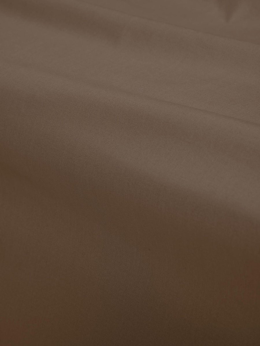 Essenza Premium Percale hoeslaken Cafe Noir - Bruin