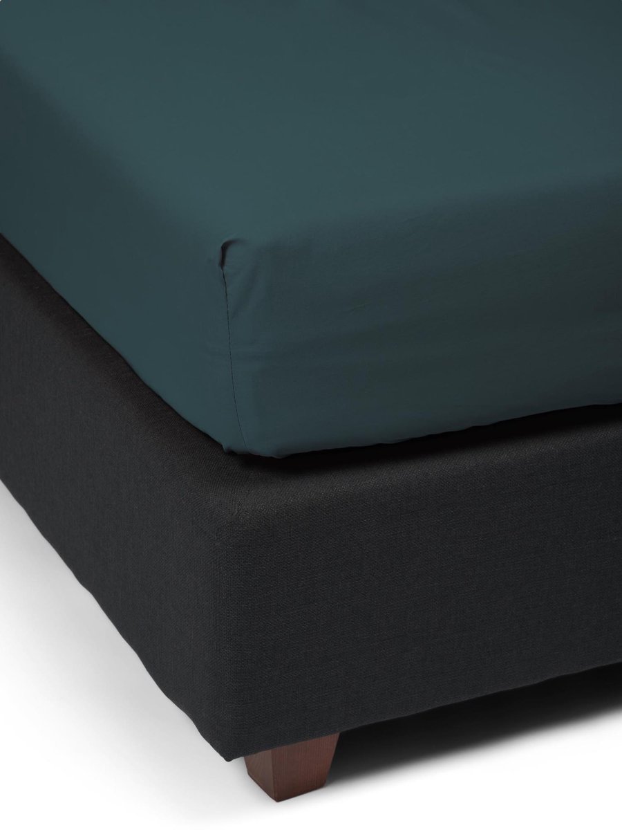 Essenza Premium Percale hoeslaken Pine green - Groen