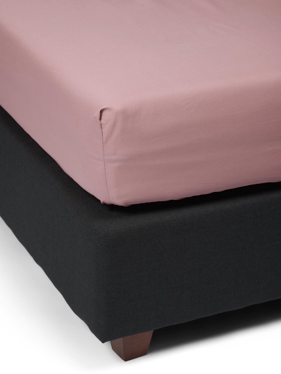 Essenza Premium Percale hoeslaken Woodrose - Roze