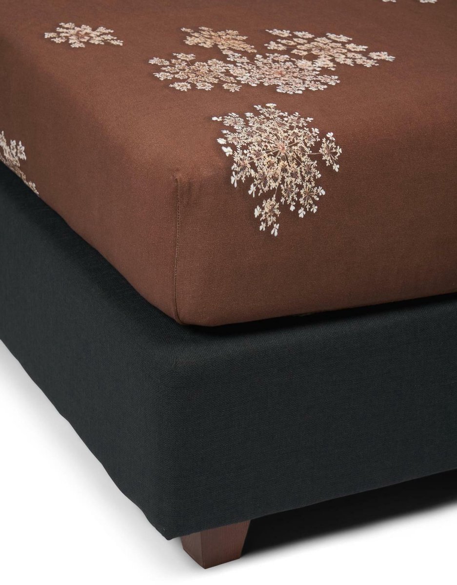 Essenza Lauren hoeslaken Cinnamon - Bruin