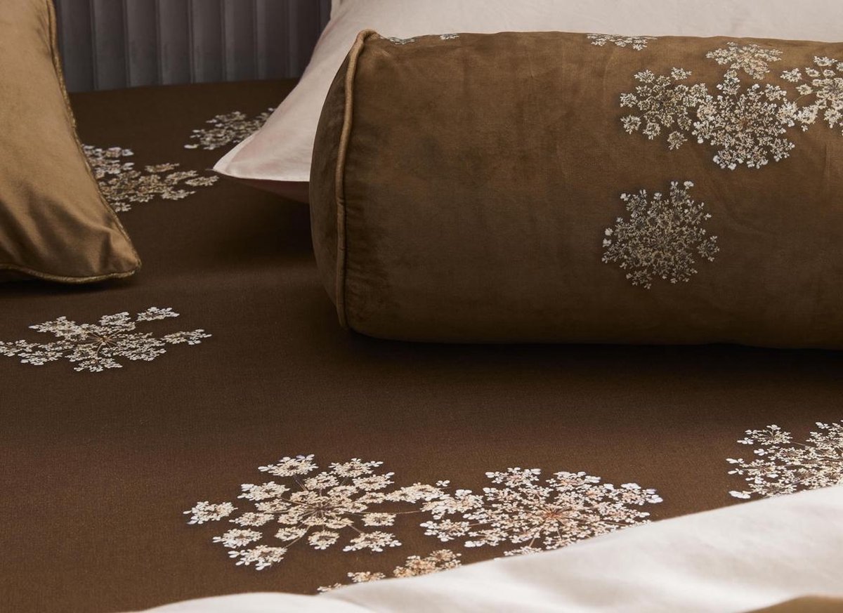 Essenza Lauren hoeslaken Cinnamon - Bruin