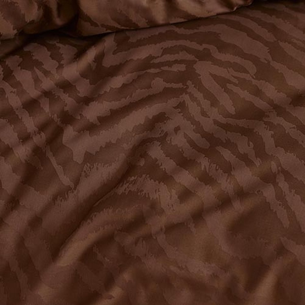 Essenza Belen dekbedovertrek chestnut - Bruin