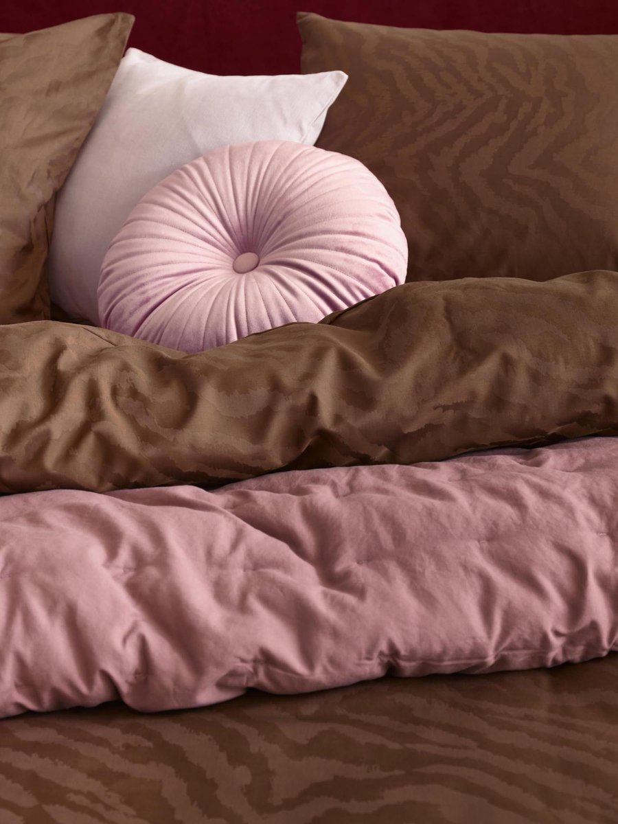 Essenza Belen dekbedovertrek chestnut - Bruin