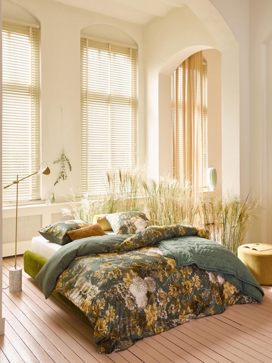 Essenza Ruth Laurel green plaid - Groen