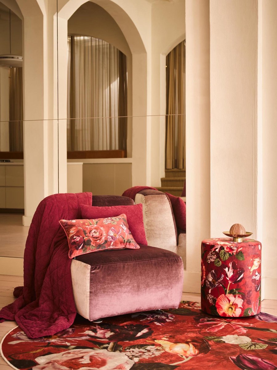 Essenza Scarlett Roseval vloerkleed - Roze