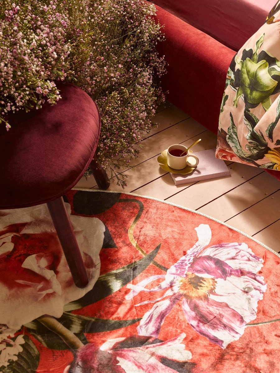 Essenza Scarlett Roseval vloerkleed - Roze