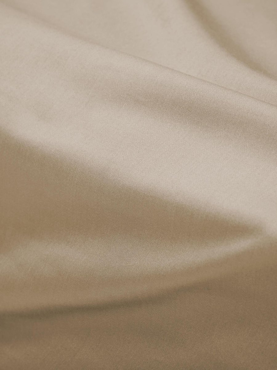 Essenza Satin hoeslaken Cement - Grijs