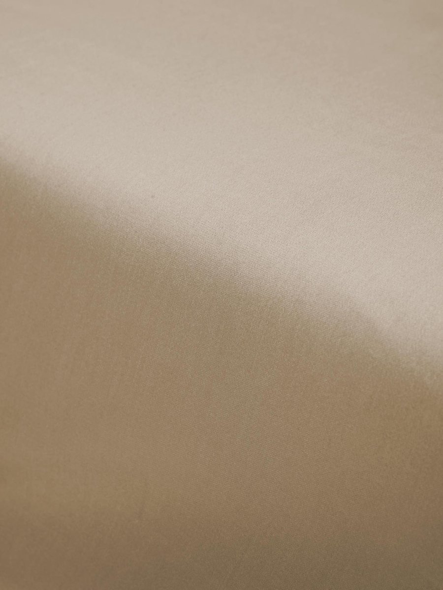 Essenza Satin hoeslaken Cement - Grijs