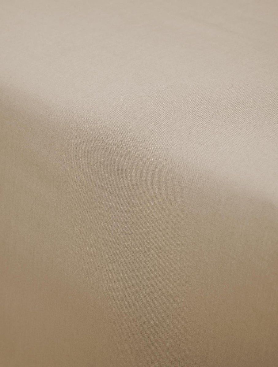 Essenza Premium Percale hoeslaken Cement - Beige