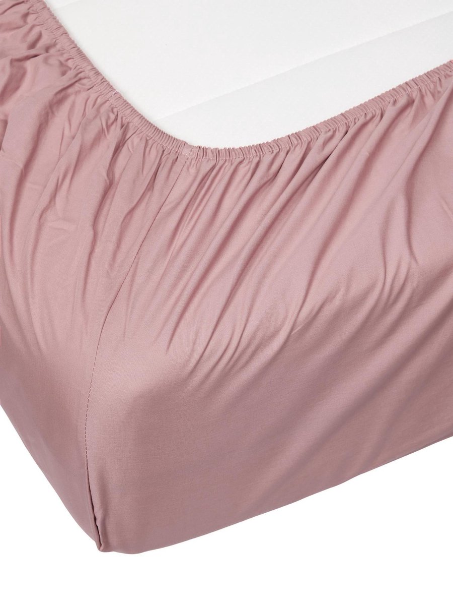 Essenza Premium Percale hoeslaken Woodrose - Roze