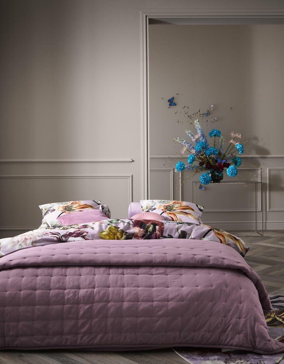 Essenza Ruth Plaid Grape - Roze