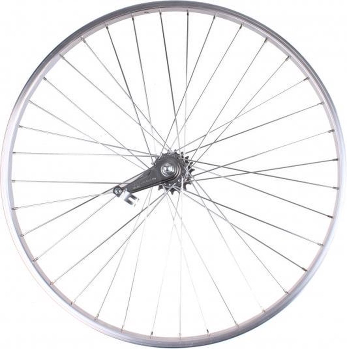 Roland Achterwiel 26 X 1 3/8 Shimano Terugtraprem Alu Chroom - Silver