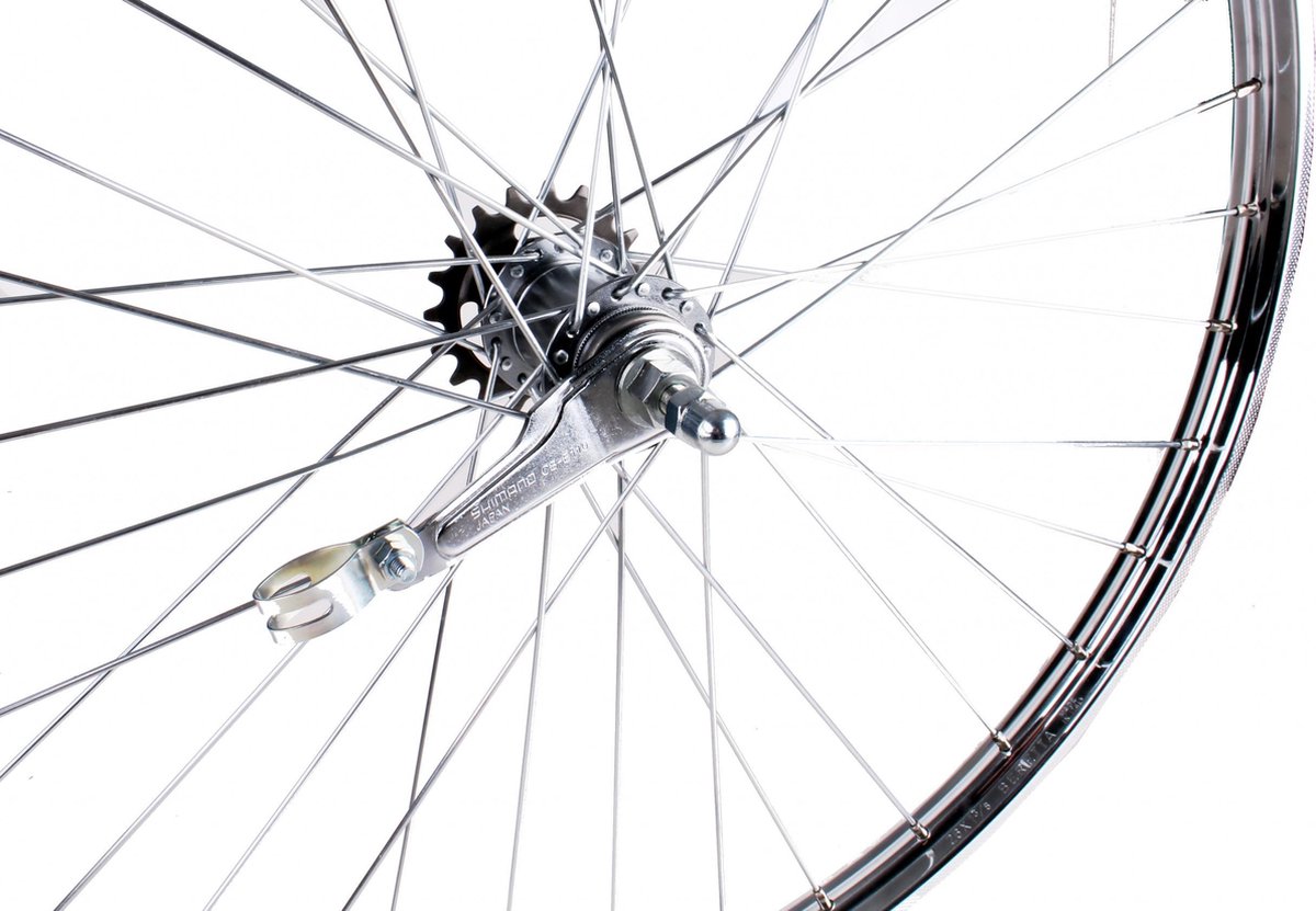 Roland Achterwiel 26 X 1 3/8 Shimano Terugtraprem Alu Chroom - Silver