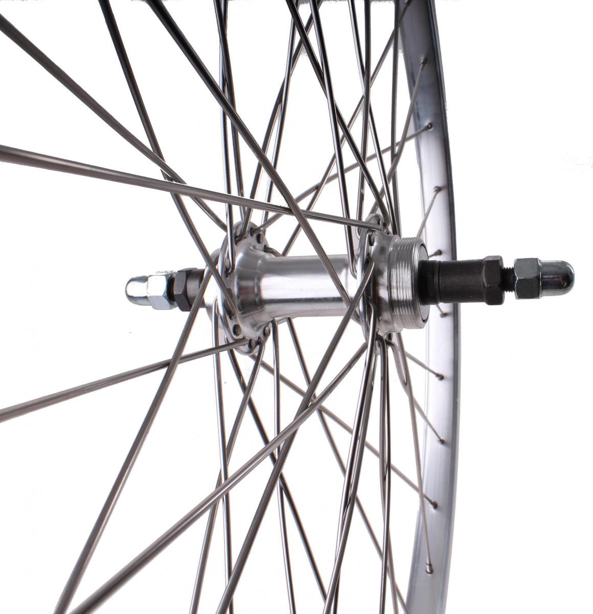 Roland Achterwiel 26 Inch Velgrem Pion 36g Zilver - Silver