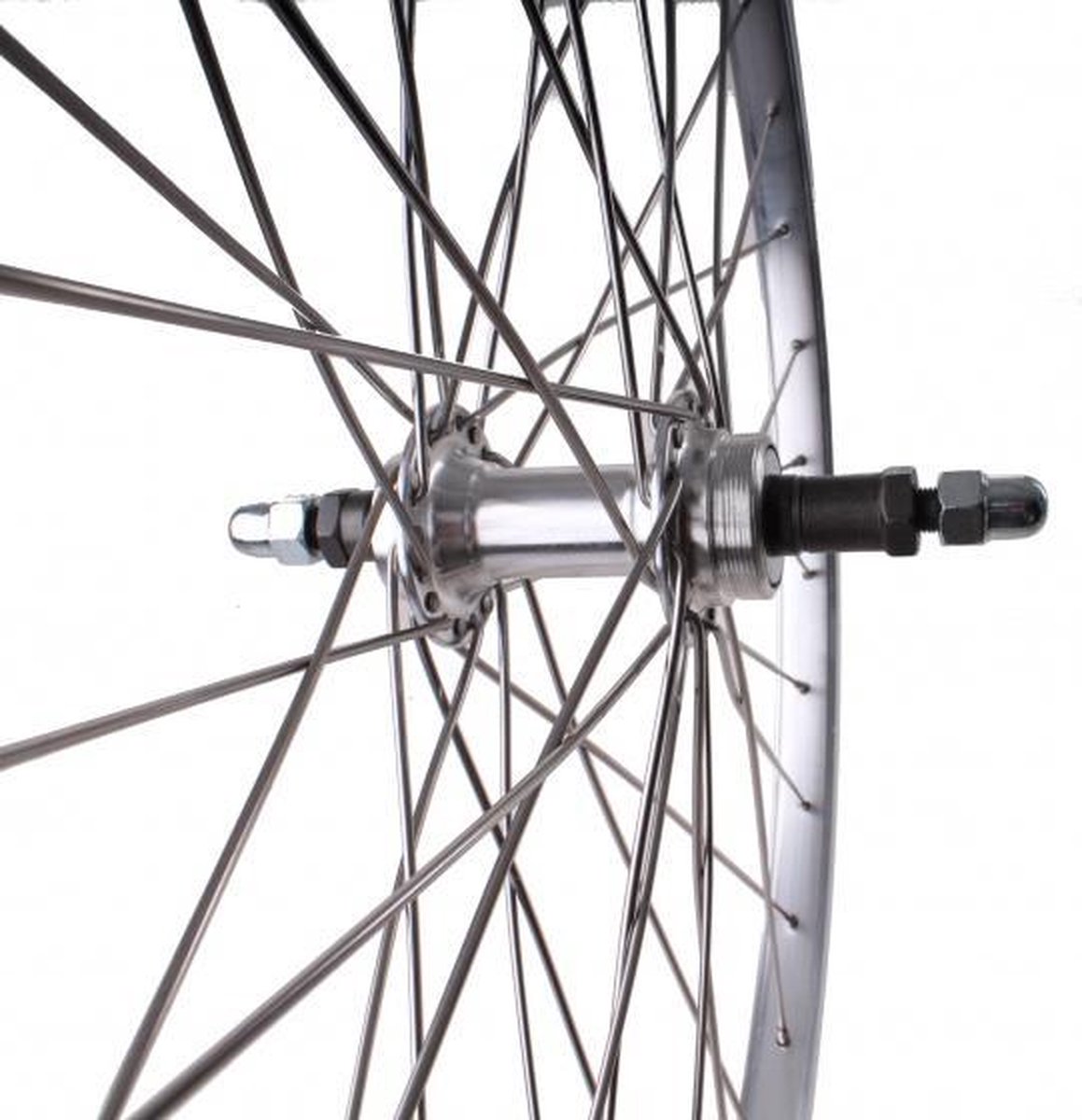 Roland Achterwiel 26 Inch Velgrem Pion 36g Zilver - Silver