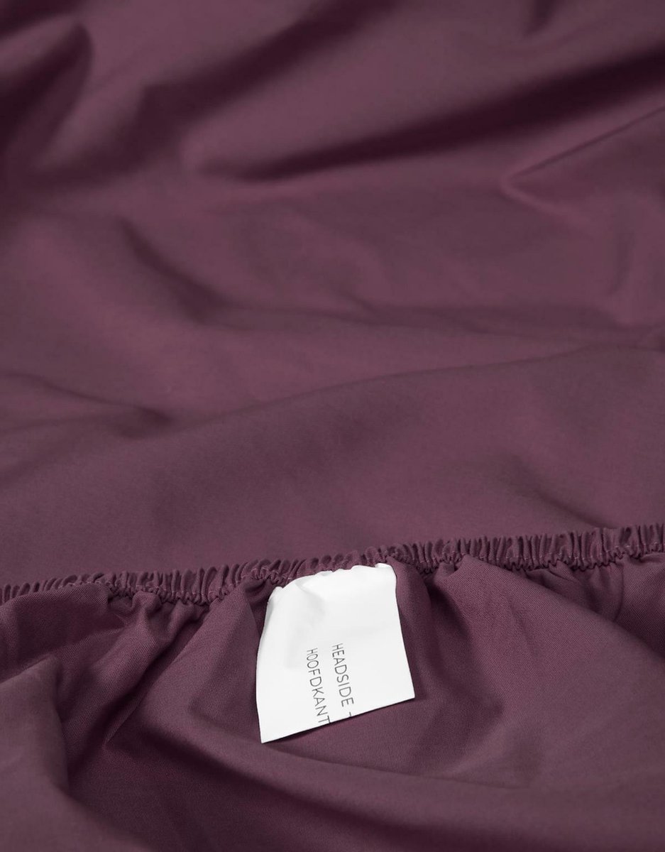 Essenza Premium Percale Hoeslaken Masala - Rood