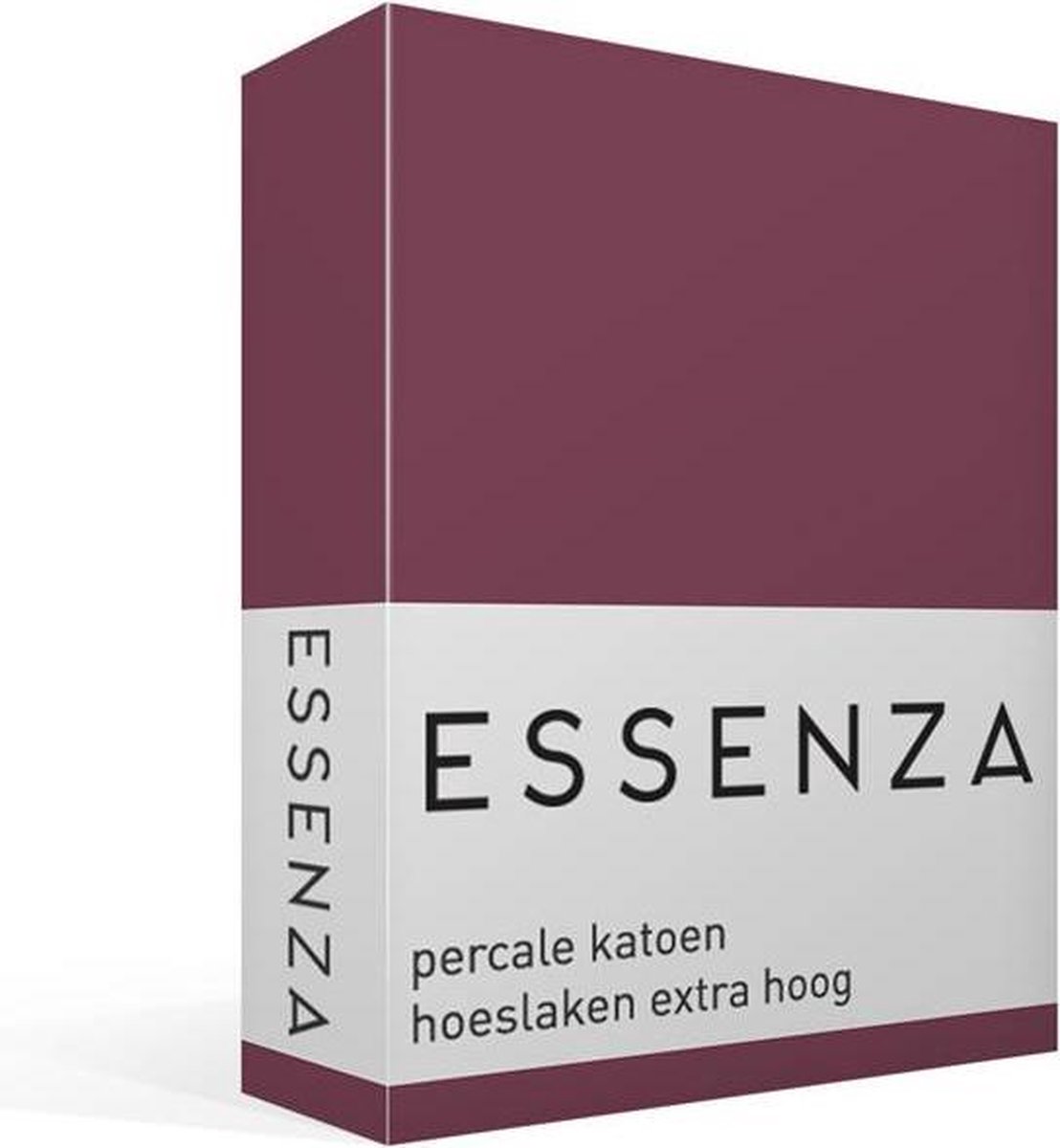 Essenza Premium Percale Hoeslaken Masala - Rood