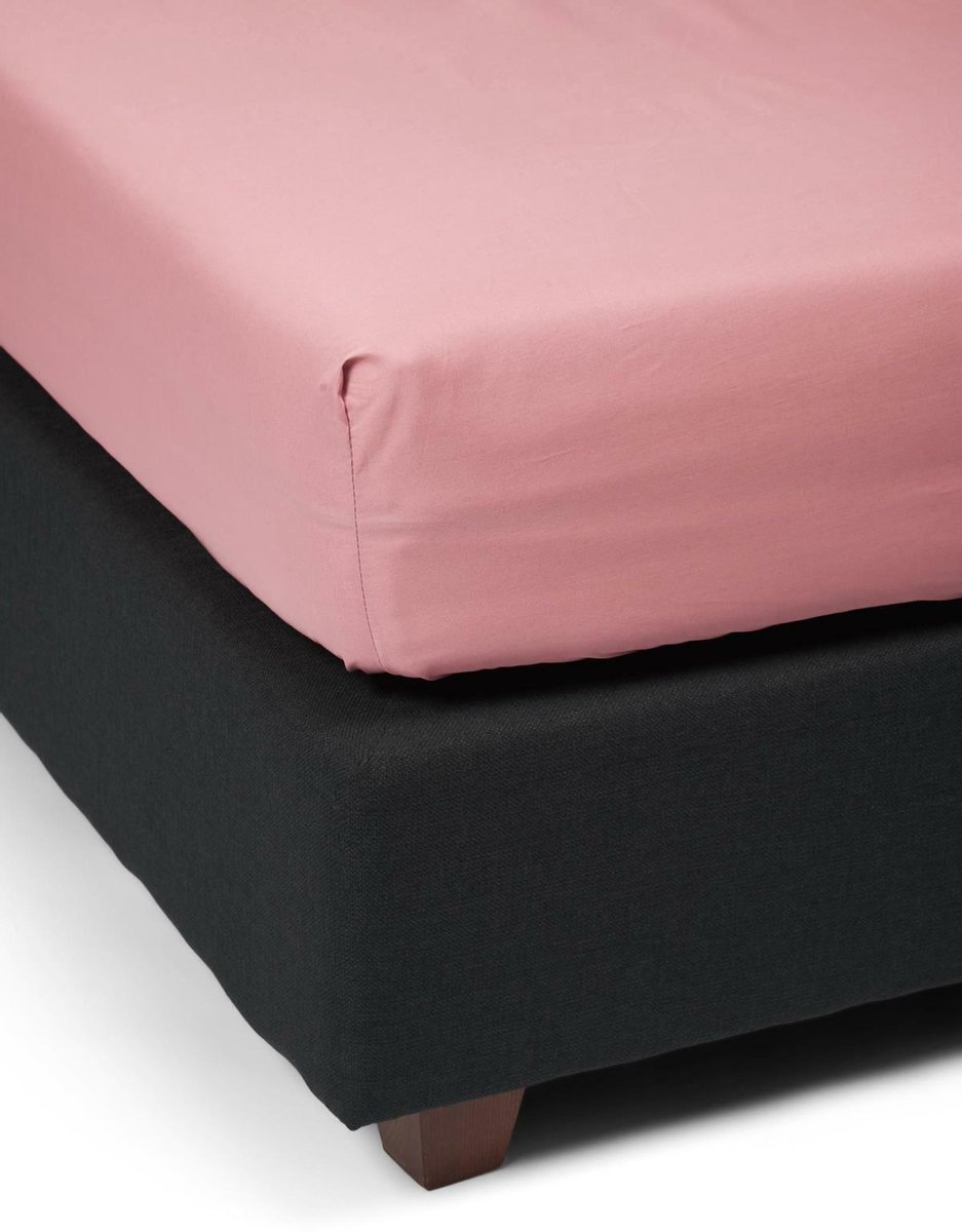 Essenza Premium Percale Hoeslaken Dusty Rose - Roze