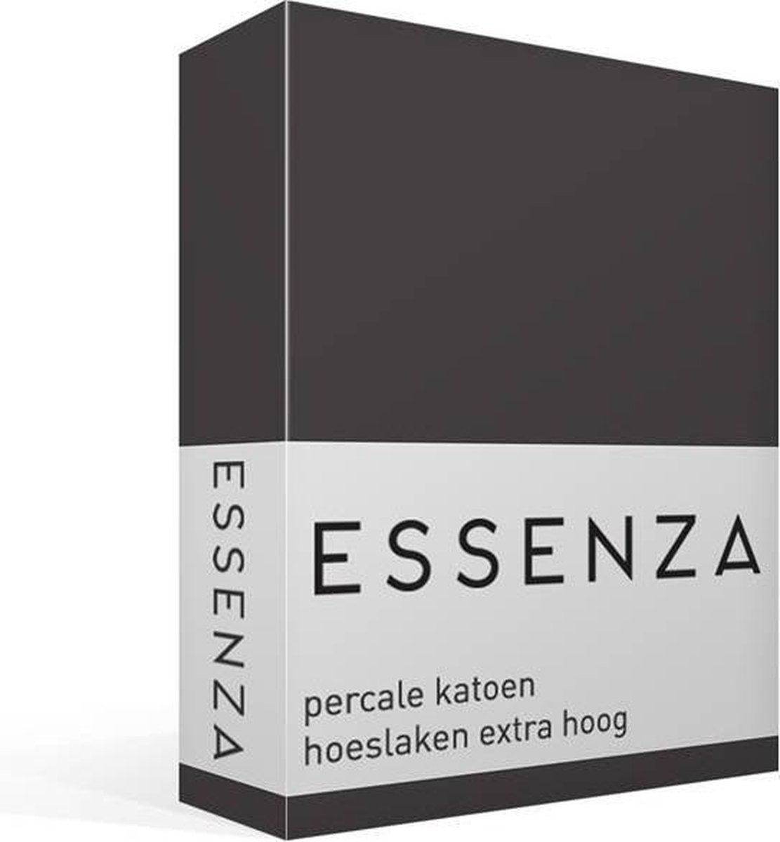 Essenza Premium Percale Hoeslaken Anthracite - Grijs