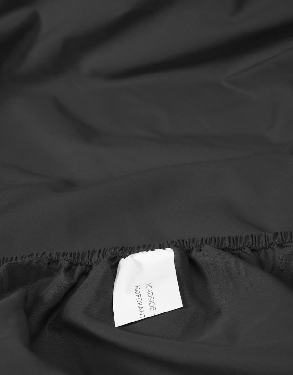 Essenza Premium Percale Hoeslaken Anthracite - Grijs