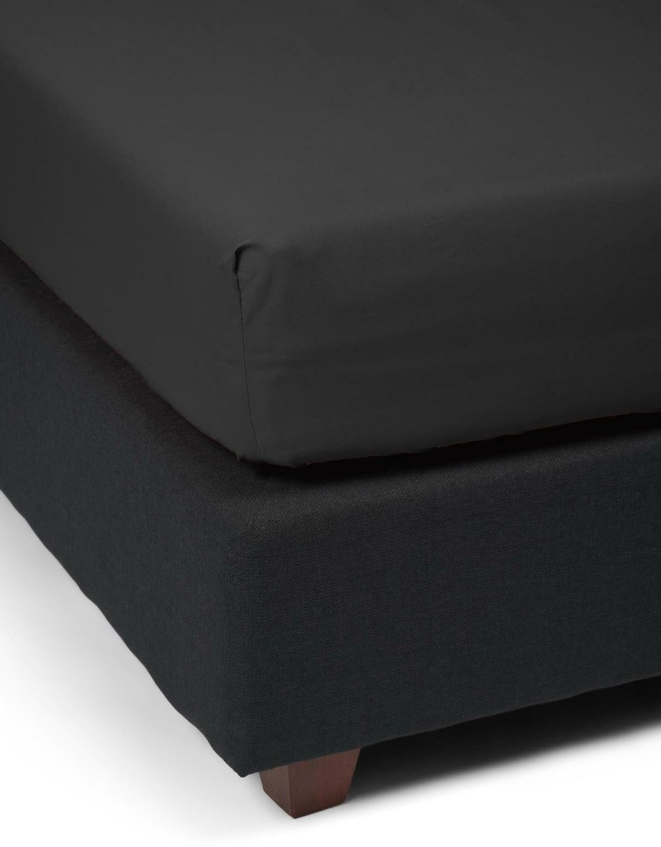 Essenza Premium Percale Hoeslaken Anthracite - Grijs