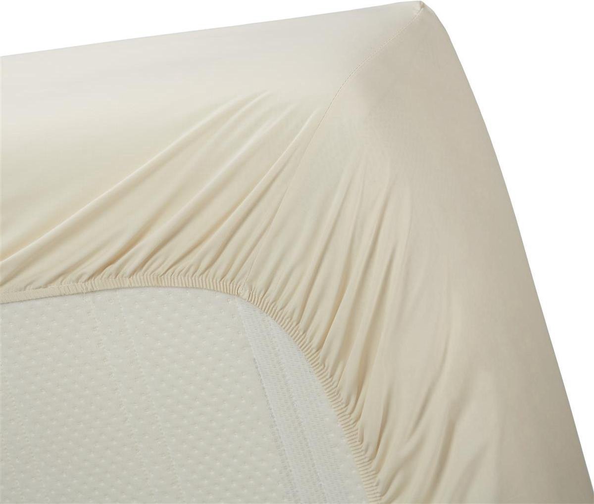 Beddinghouse percal hoeslaken natural - Beige