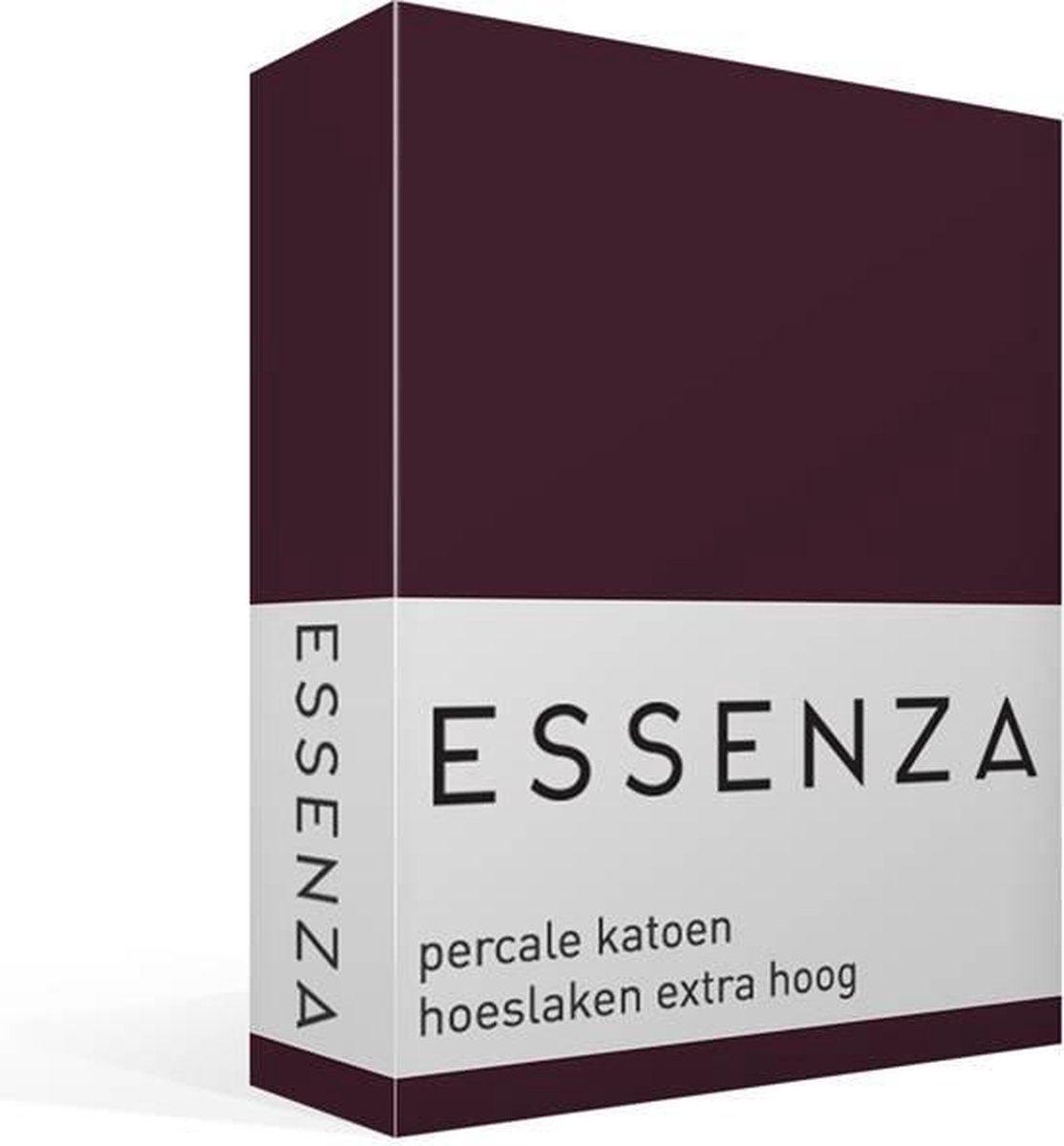 Essenza Premium Percale Hoeslaken Burgundy - Rood