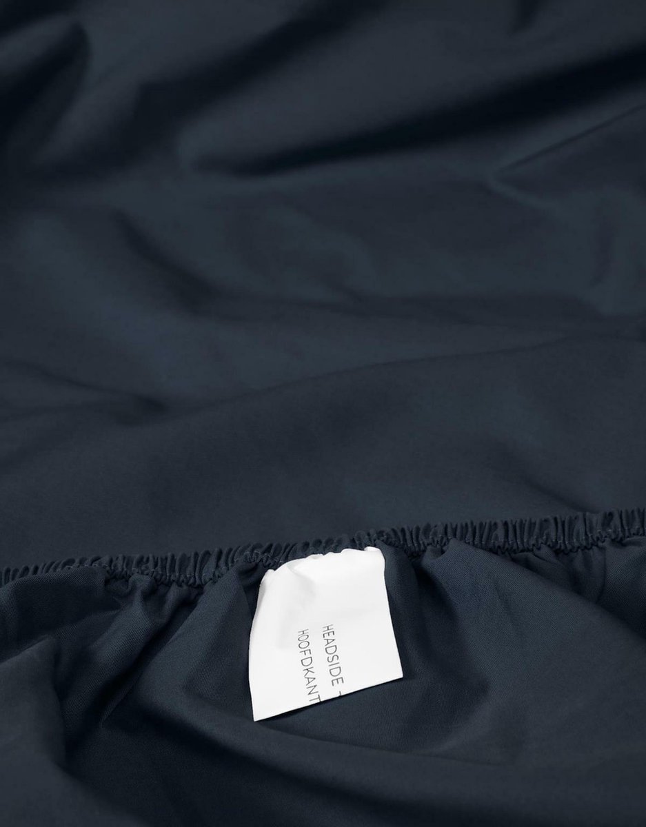 Essenza Premium Percale Hoeslaken Nightblue - Blauw