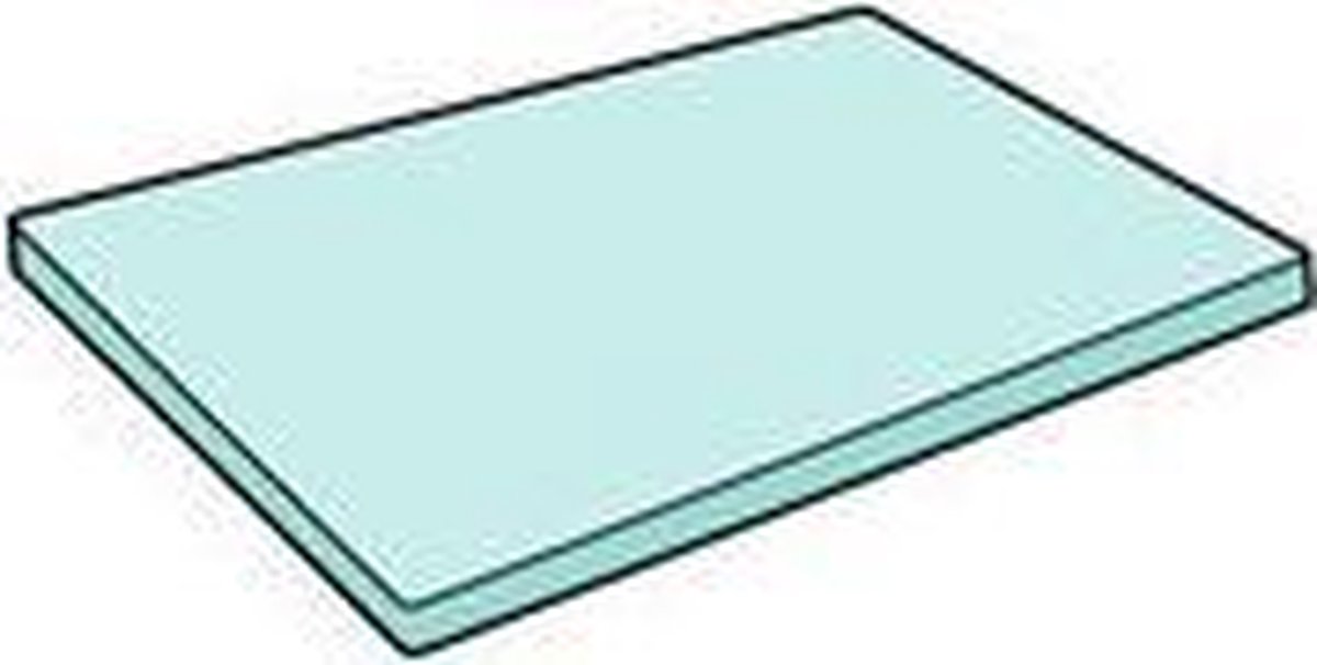 Essenza Katoen satijn topper hoeslaken white