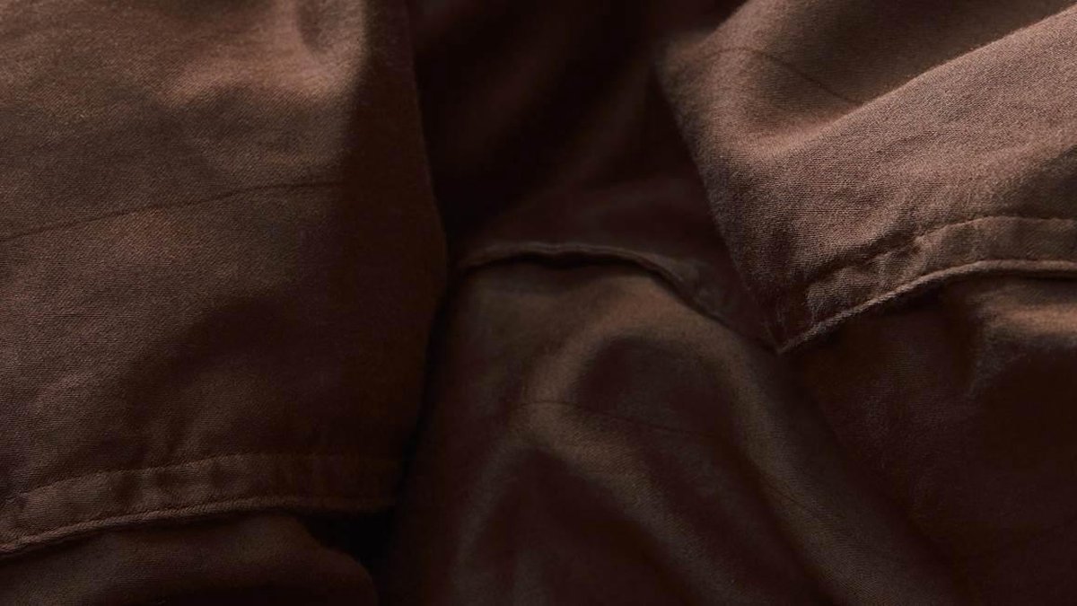 Essenza Minte Chocolate dekbedovertrek - Bruin