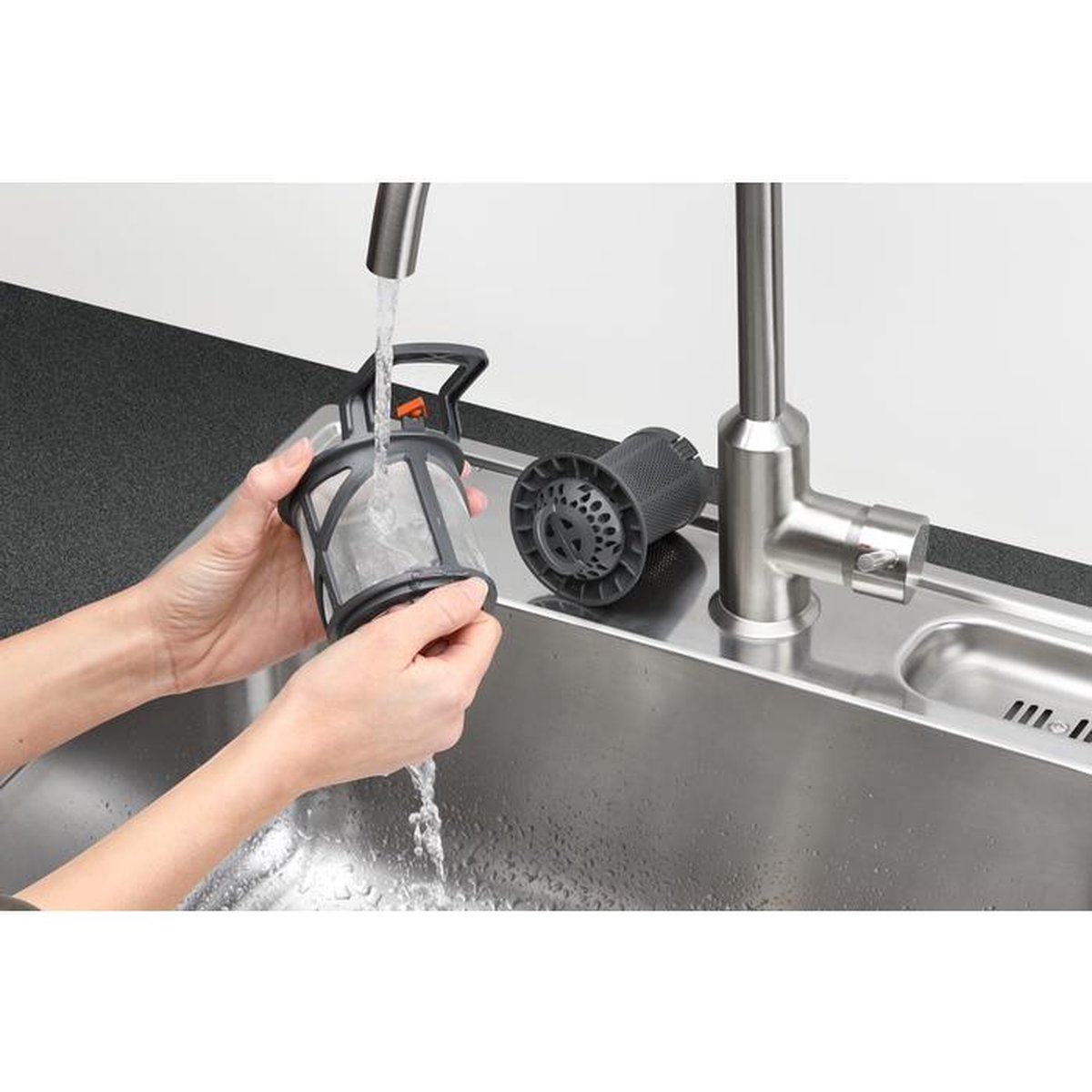AEG FSB5360CZ QuickSelect AirDry Inbouwvaatwasser - Zwart
